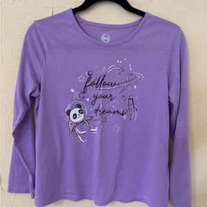 Purple Kids Long Sleeve Pajamas